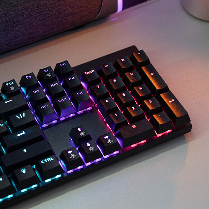 Клавиатура CyberLynx BD104, коричневые свитчи, черный Фото 7