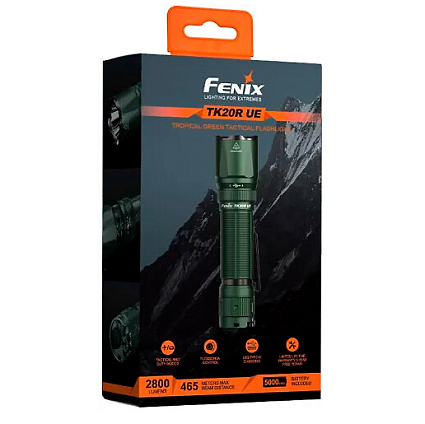 Фонарь Fenix TK20R UE, зеленый Фото 5