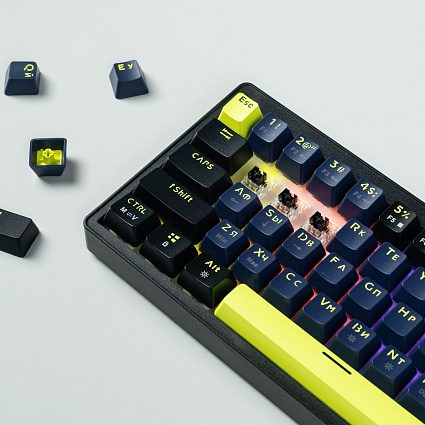 Клавиатура CyberLynx AG63, черные свитчи, фиолетовый Фото 7