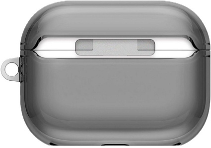 Чехол Uniq Glase Glossy для AirPods Pro 3, серый (AIRPODSPRO3-GLSGSMK) Фото 4