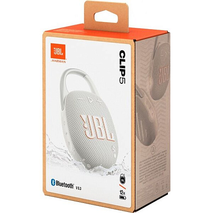 Портативная акустика JBL Clip 5, белый Фото 8