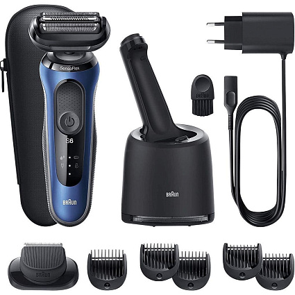 Электробритва Braun 61-B7500CC, синий Фото 2