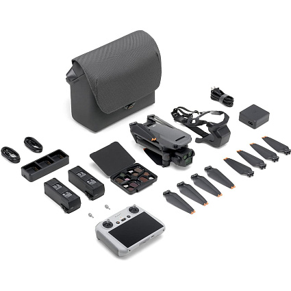 Квадрокоптер DJI Mavic 3 Pro Combo RC, серый Фото 2
