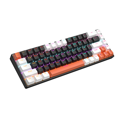 Клавиатура CyberLynx KA68, красные свитчи, черно-белый Фото 3