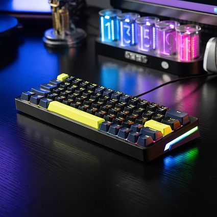 Клавиатура CyberLynx AG63, красные свитчи, черный Фото 3