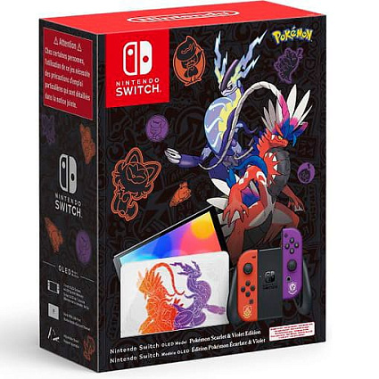 Игровая приставка Nintendo Switch OLED, Pokémon Scarlet & Violet Edition Фото 3