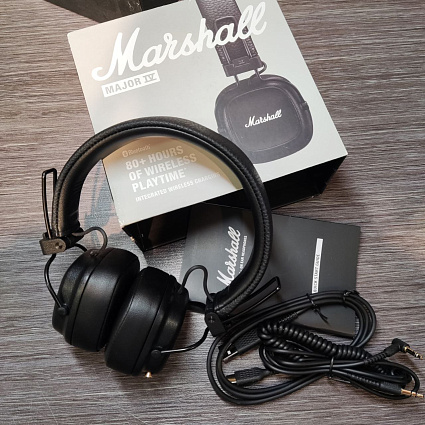 Беспроводные наушники Marshall Major 4, черный Фото 4