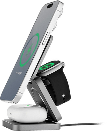 Беспроводное зарядное устройство uBear Balance, серый WL09SG31-ADM Фото 1