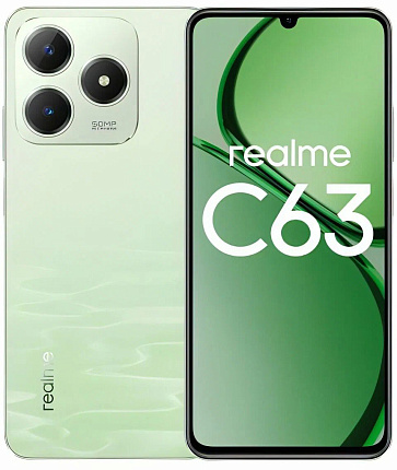 Смартфон realme C63 6/128Гб, зеленый Фото 1