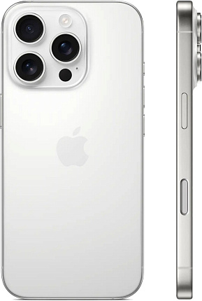 Смартфон Apple iPhone 16 Pro 1ТБ, White Titanium (белый) Фото 2
