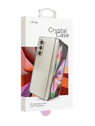 Чехол VLP Crystal Case для Samsung Z Fold 5, прозрачный Фото 3