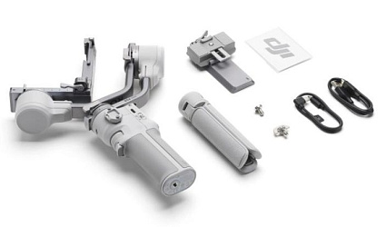 Электрический стабилизатор для зеркального фотоаппарата DJI RS 4 Mini, серый Фото 6