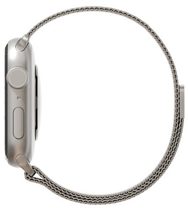 Ремешок VLP Milanese Band для Apple Watch 42/44/45mm, серебристый Фото 2