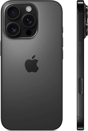 Смартфон Apple iPhone 16 Pro Dual Sim 1ТБ, Black Titanium (черный) Фото 2
