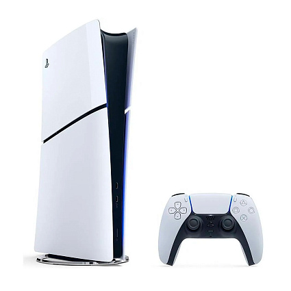 Игровая приставка Sony PlayStation 5 Slim Edition + Fortnite, белый Фото 2
