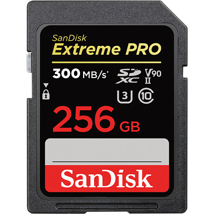 Карта памяти SanDisk Extreme Pro SDXC, 256 Гб Фото 1
