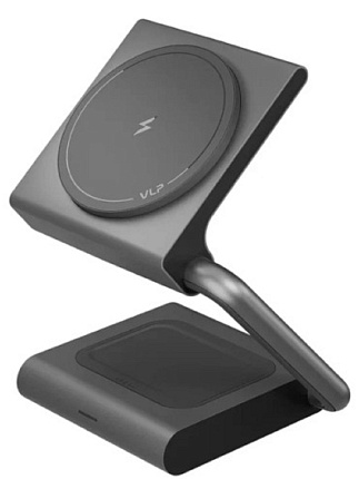 Беспроводное зарядное устройство VLP Zen Charger MagSafe для Apple, серый Фото 1