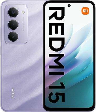 Смартфон Xiaomi Redmi 15 8/128 Гб, фиолетовый Фото 1