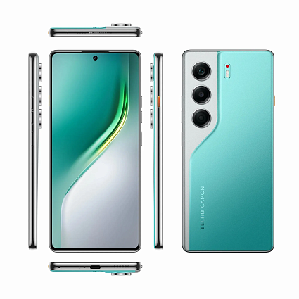 Смартфон Tecno Camon 40 8/256 Гб, зеленый (Emerald Lake Green) Фото 10