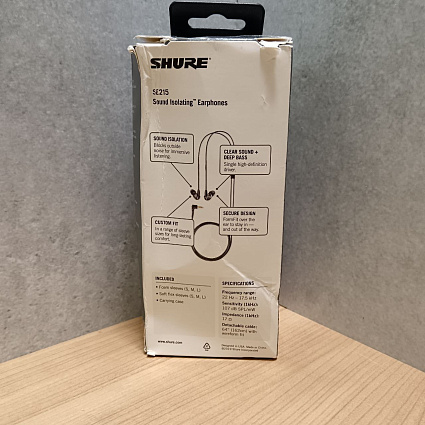 Наушники Shure SE215-K, черный Фото 4