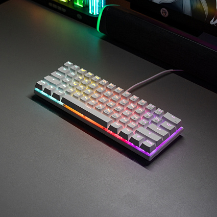 Клавиатура CyberLynx BD61, красные свитчи, белый Фото 4