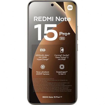 Смартфон Redmi Note 15 Pro+ 5G 8/256ГБ, коричневый Фото 2