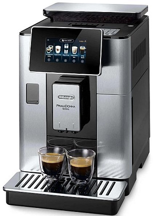 Кофемашина Delonghi PrimaDonna SOUL ECAM 610.75.MB, серебристый Фото 2