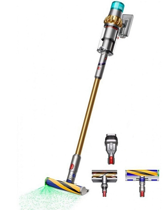 Пылесос Dyson V15 Detect Absolute (SV47), золотой/серебристый (447045-01) Фото 2