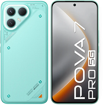 Смартфон TECNO Pova 7 Pro 5G 12/256 ГБ, зеленый Фото 2