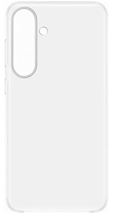 Силиконовый чехол для Samsung S25, прозрачный Фото 1