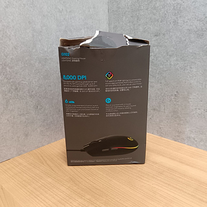 Игровая мышь Logitech G102 Lightsync, черный Фото 5