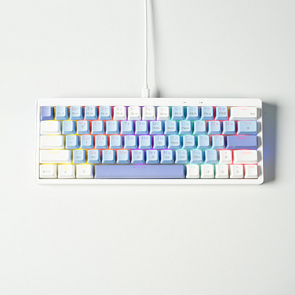 Клавиатура CyberLynx AG63, черные свитчи, синий Фото 4