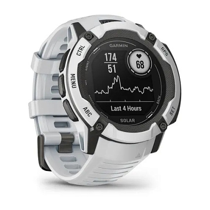 Смарт-часы Garmin Instinct 2X Solar Whitestone, белый (010-02805-04) Фото 2