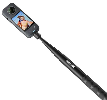 Телескопическая селфи-палка Insta360 Invisible Selfie Stick 114 см, черный Фото 4
