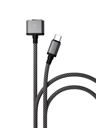 Дата-кабель VLP Cable USB C – MagSafe, 2.0м, серый космос Фото 1