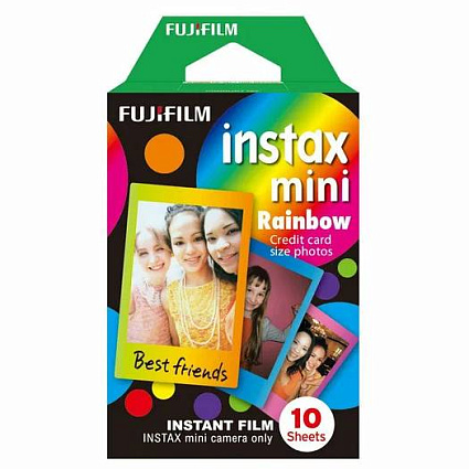 Фотобумага Fujifilm Instax Mini Rainbow, 10 Фото 1
