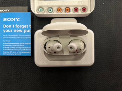 Беспроводные наушники Sony WF-1000XM5, серебро Фото 6