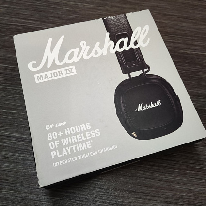Беспроводные наушники Marshall Major 4, черный Фото 2