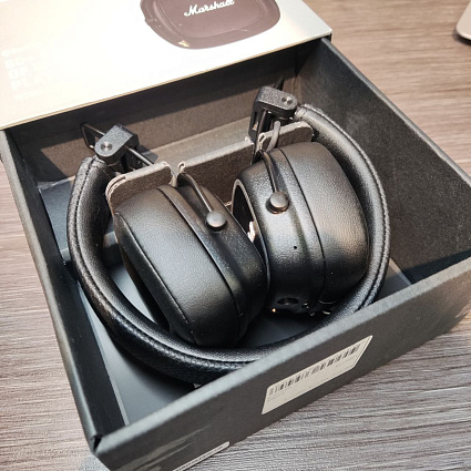 Беспроводные наушники Marshall Major 4, черный Фото 6