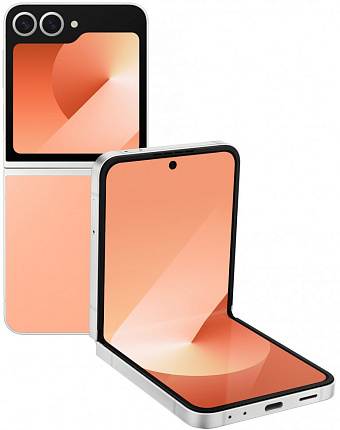 Смартфон Samsung Galaxy Z Flip6 12/256 ГБ, персиковый (Peach) Фото 1