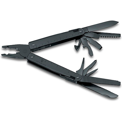Мультитул Victorinox SwissTool Burnished, черный Фото 2