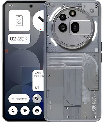 Смартфон Nothing Phone (3a) Pro 12/256Гб, серый Фото 1