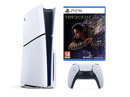 Игровая приставка Sony PlayStation 5 Slim + игра Forspoken Фото 1