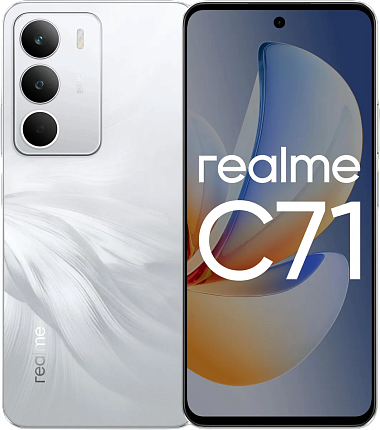 Смартфон Realme C71 8/256Гб, белый Фото 1