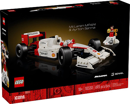 Конструктор LEGO 10330 McLaren F1 MP4/4 и Айртон Сенна Фото 1