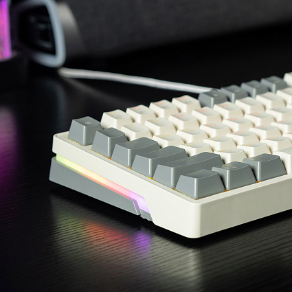 Клавиатура CyberLynx AG84, красные свитчи, белый Фото 4