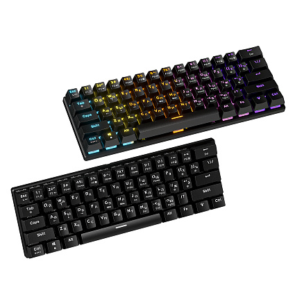 Клавиатура CyberLynx BD61, коричневые свитчи, черный Фото 2