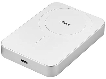 Внешний аккумулятор uBear Slide Magsafe 10000mAh Qi2 PD20W, белый Фото 2