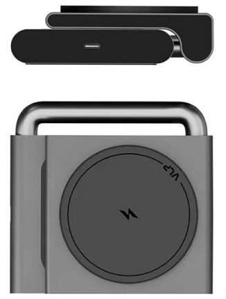 Беспроводное зарядное устройство VLP Zen Charger MagSafe для Apple, серый Фото 3