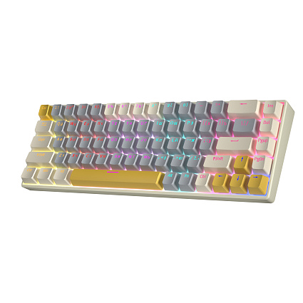 Клавиатура CyberLynx KA68, красные свитчи, серый Фото 3